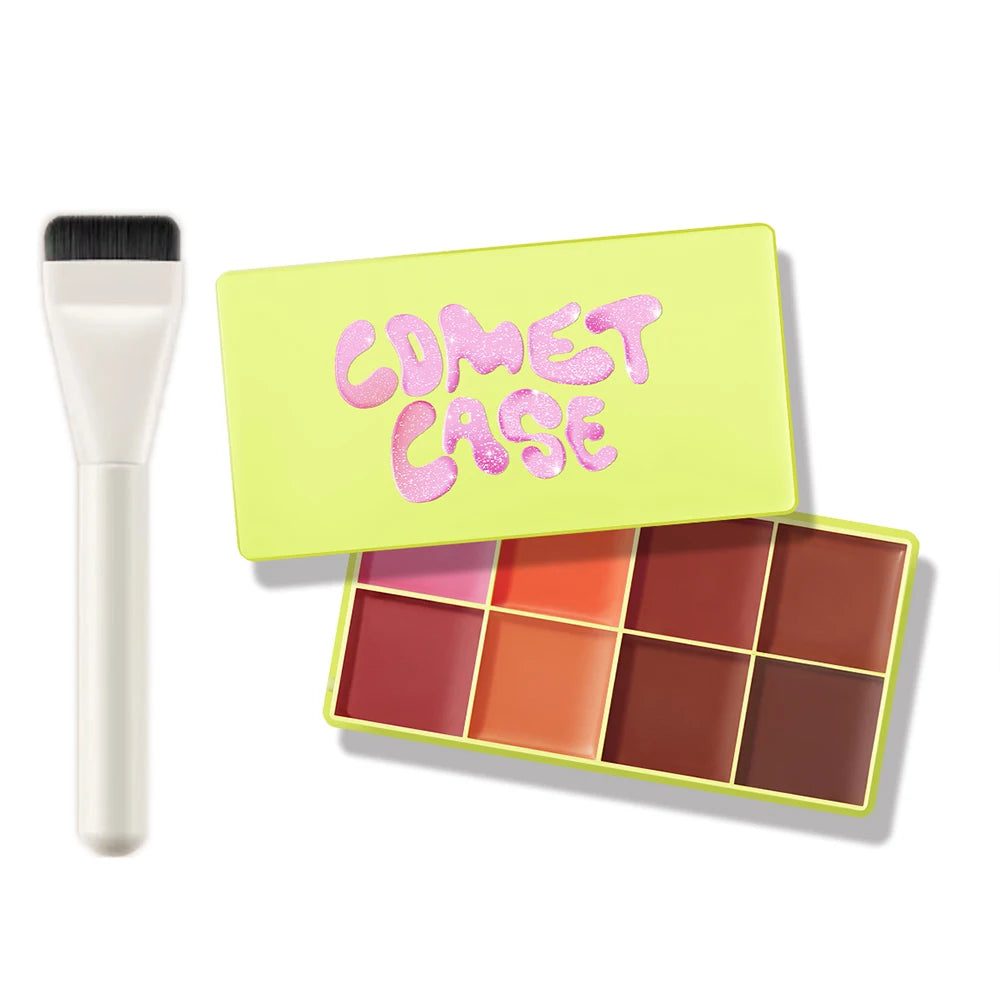 Curve Case Cream Eyebrow Cream Blush Highlighter Palette Matte Shimmer Finishes Shadow Tones Long-Lasting Cosmetics