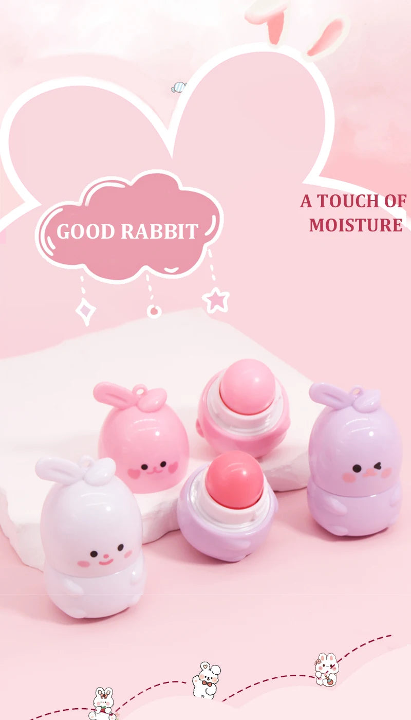 Goody Bunny Color-Changing Lip Balm Moisturizing Repairing Waterproof Lipstick Anti-Dry Cracking Temperature Change Color Lipstick