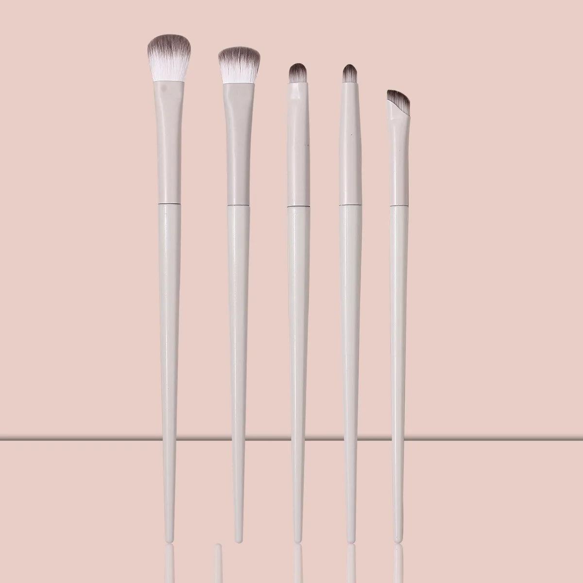 5/9/10pc Professional Eye Makeup Brush Set, Ultra-Thin Blade Eyeliner Brush, Nose Shadow Highlight Brush, Eye Smudge Brush Set