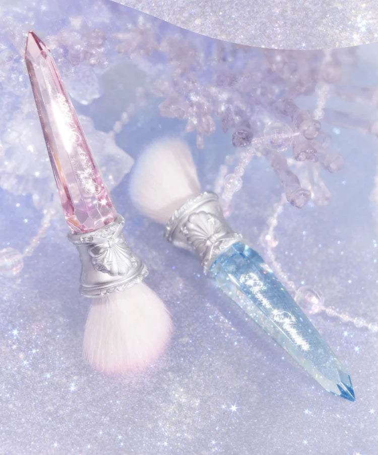 Flower Knows Shell Pearl  Series Blush Brush Wool Loose Powder Highlighter Brushes