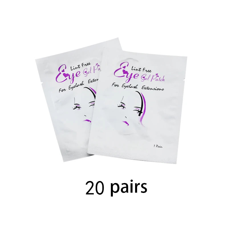 20/50/100pcs Eye Patches Eyelash Extension Under Eye Pads Makeup Eyelash Patches Tip Stickers Pads For Eyelash Extension Makeup