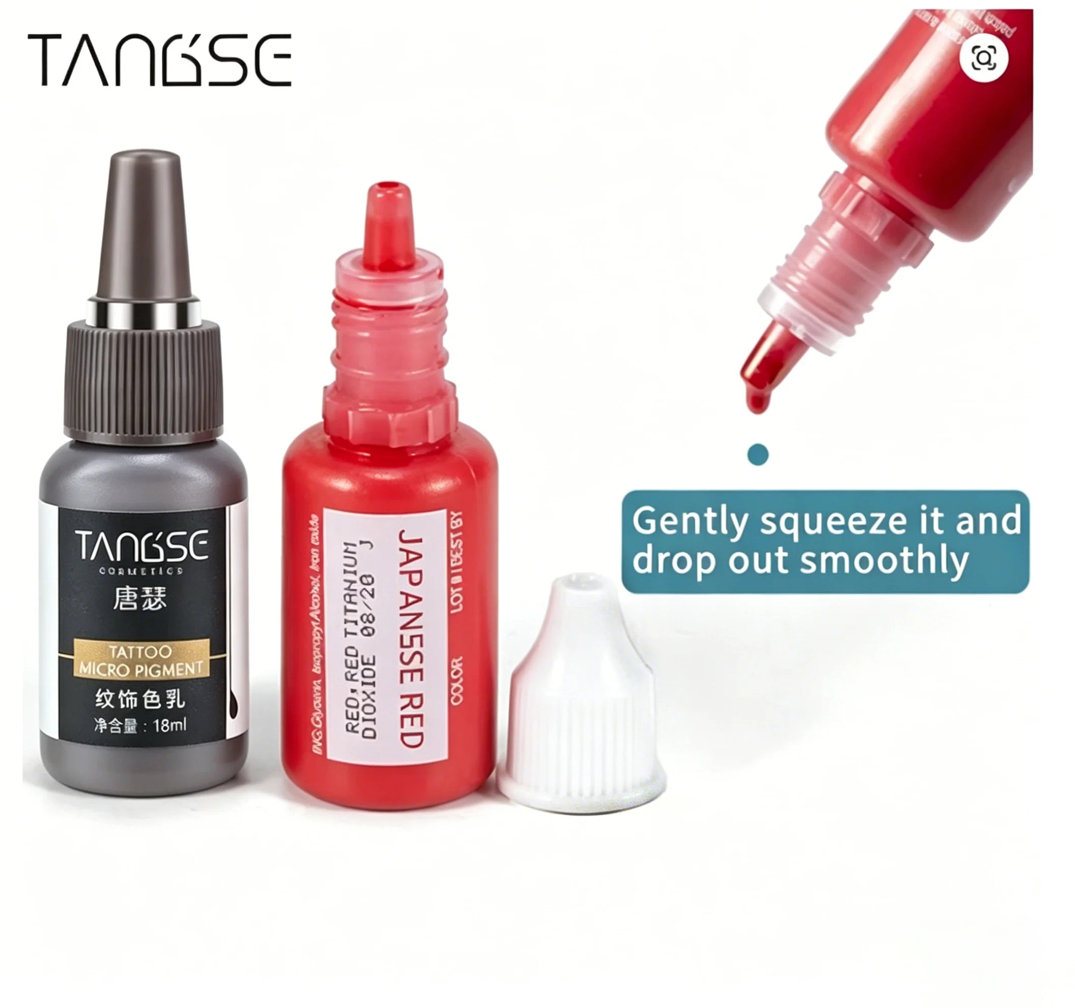 18ml Microblading Pigments Professional Tattoo Ink Set Permanent Makeup Eyebrow Lips Eyeline Tattoo Color Body Beauty Art Tool