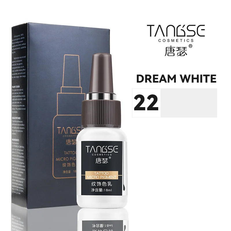 18ml Microblading Pigments Professional Tattoo Ink Set Permanent Makeup Eyebrow Lips Eyeline Tattoo Color Body Beauty Art Tool