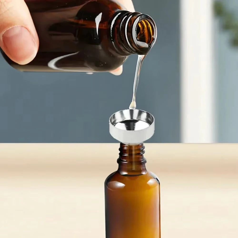 1/3/5pcs Refillable Perfume Bottle Funnel, Mini Perfume Travel Bottle Refillable, Bottom Fill Perfume Dispenser