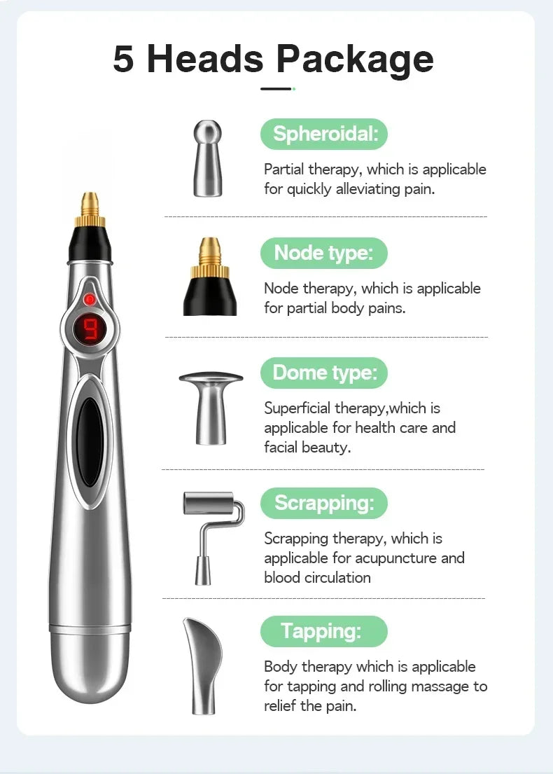 Electronic Acupuncture Pen Acupuncture Point Meridian Energy Meridian Massage Acupuncture Acup Pain Relieving Health Care Tool
