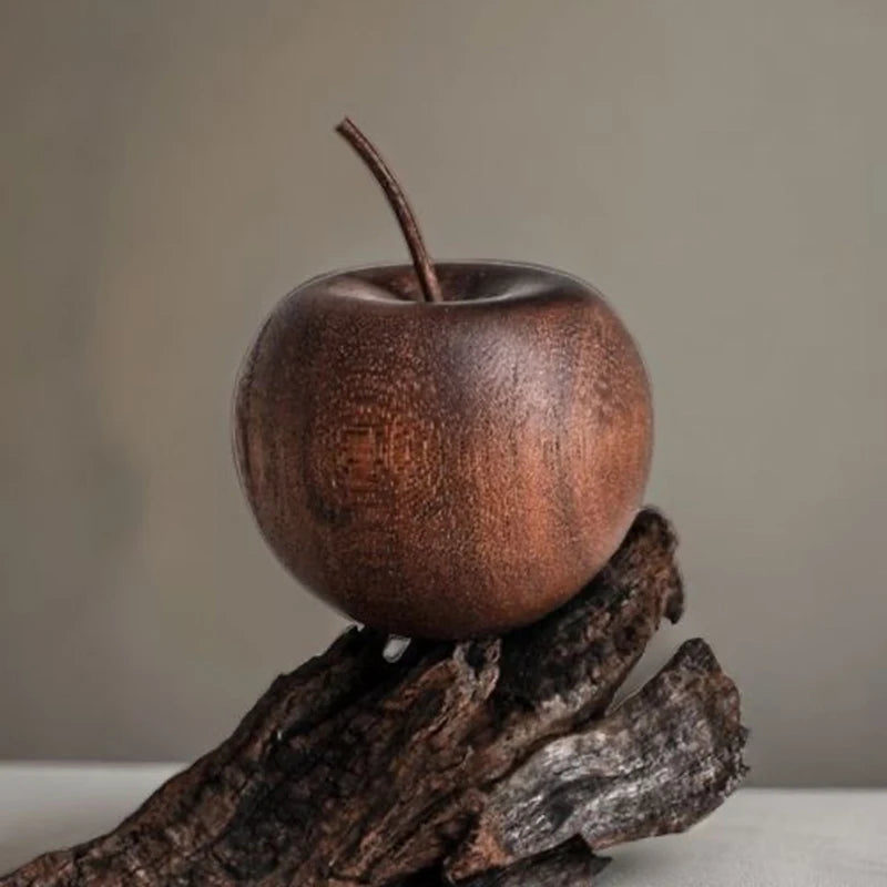 3/1Pcs Wooden Apple Shaped Essential Oil Diffuser Fragrance Diffuser Suitable For Home Bathroom Car Decoration