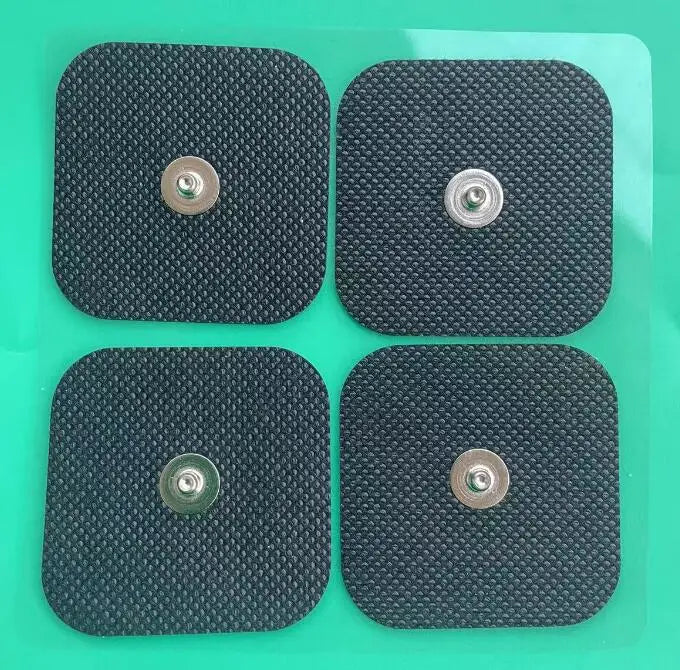 20pcs  New Self Adhesive TENS Electrode Square Larger Studded Pads for Compex Muscle Stimulator Machines