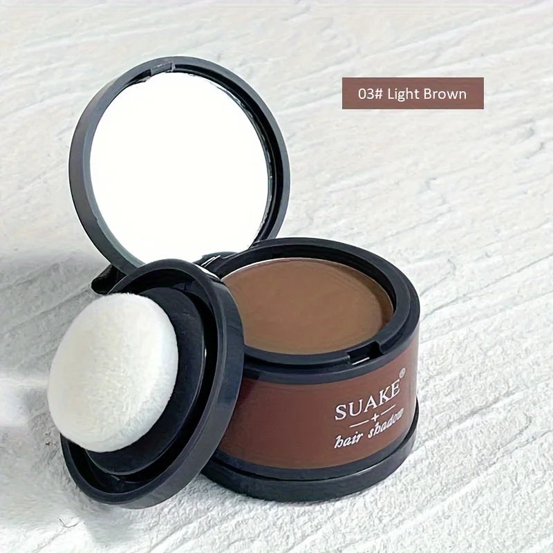 1pc Hair Line Powder Black Brown Root Cover Up Natural Instant Waterproof Hairline Shadow Powder Hair Concealer Coverage 4colors