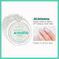 GECOMO Mattifying Compact Powder 12H Long Last Oil Control Silky Matt Makeup Setting Powder Translucent For All Skin Tones