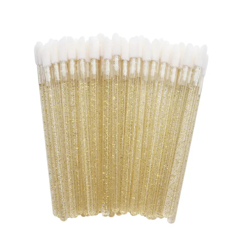 500PCS Disposable Lip Wands Lip Brush Applicators - For Lipstick Gloss - Professional Makeup Tools Wholesale Kit  makeup brushes