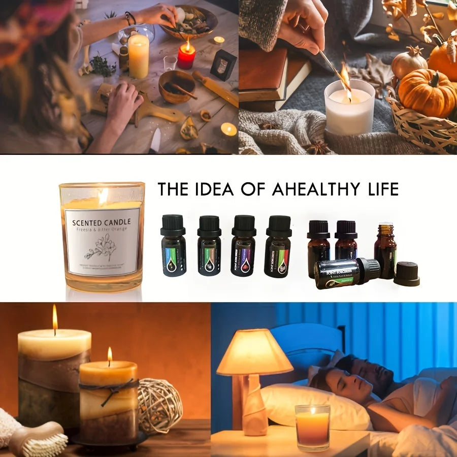 20pcs/set Black Classic Essential Oil Set Lavender Eucalyptus Sweet Orange Lemon Fragrance Oil Spa Body Massage Essential Oils