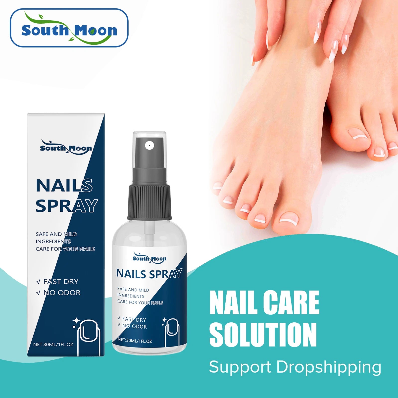 Nail Fungus Spray Anti Onychomycosis Paronychia Reduce Beriberi Promote Nail Growth Deodorant Antiperspirant Nail Soothing Spray