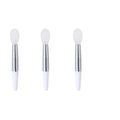 3-Piece Silicone Lip Brush Mini Lip Mask Brush Portable Lipstick Makeup Brush Transparent Applicator Eye Black Stick Makeup Tool