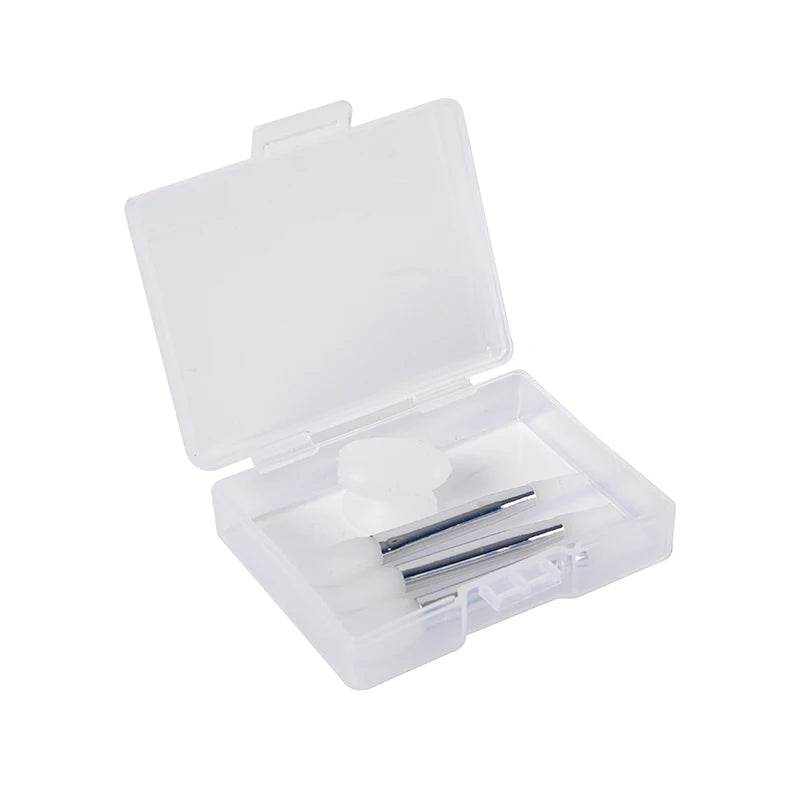 3 Pieces Of Soft Silicone Double Head Lip Mask Brush With Sucker Dust Cover Makeup Brushes With Storage Box