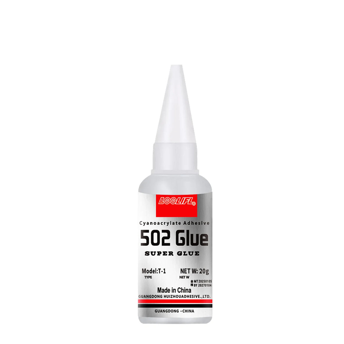 502 Super Strong Quick-Drying Adhesive, Professionally Used for Daily Repair of Toy Plastics, Is White, Transparent and Odorless