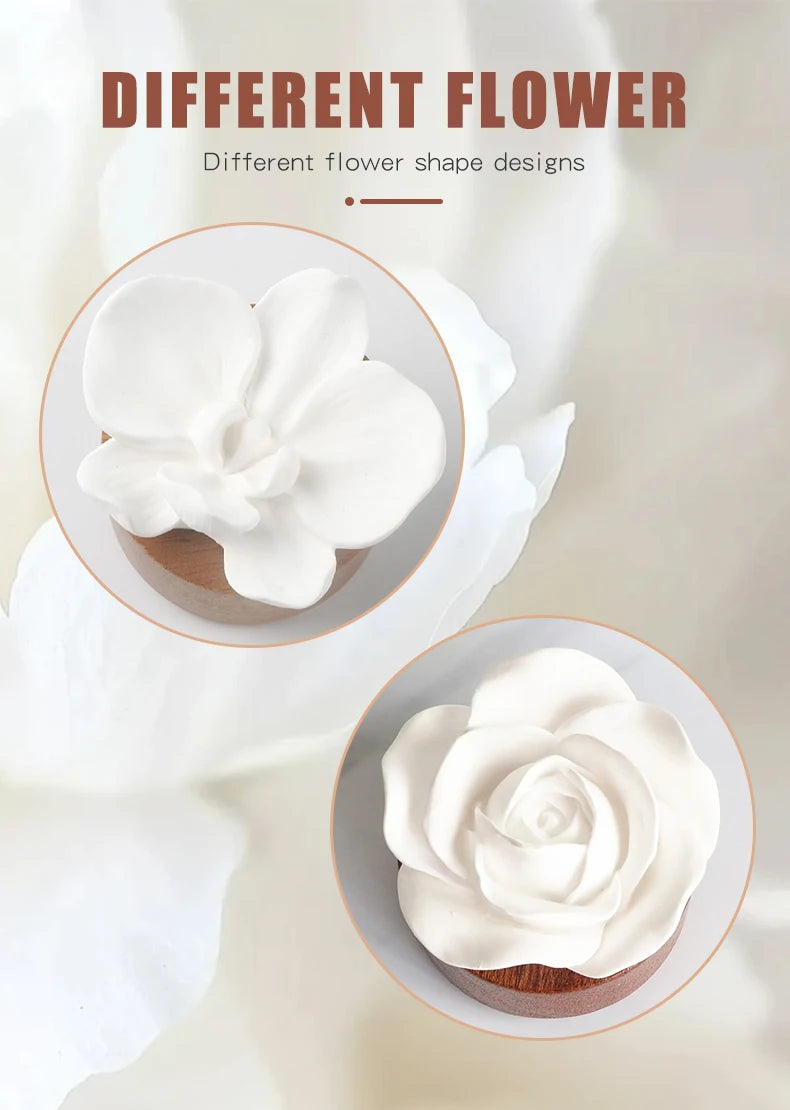 1PC flower aroma diffuser No perfume DIY fragrance decoration desktop living room bedroom car home accessories aromatherapy item