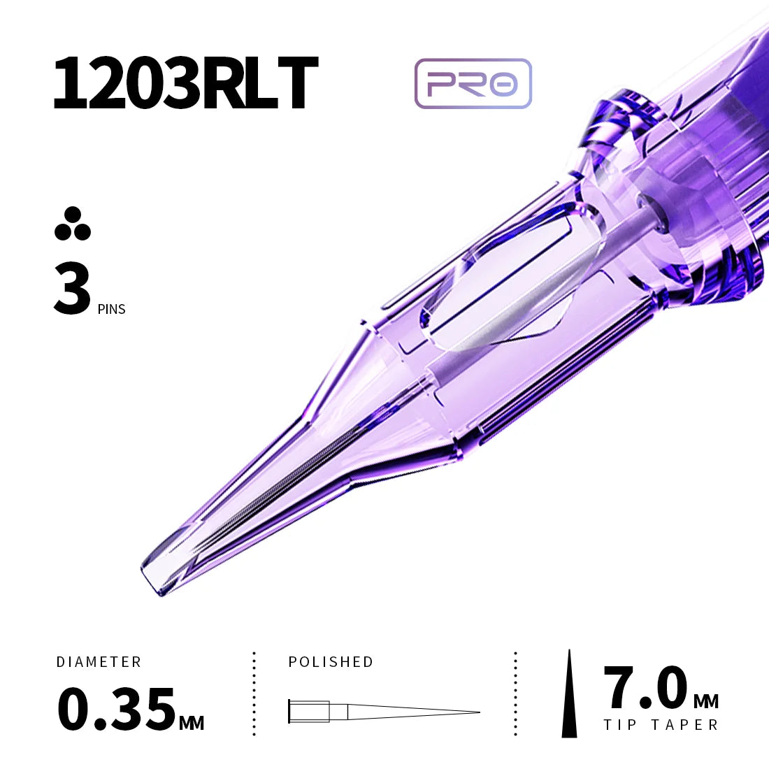 Mast Pro Tattoo Cartridge Needles PMU 1RL 3RL Precision for Tattoo Permanent Makeup Micropigmentation Eyelinver Lips Eyebrows