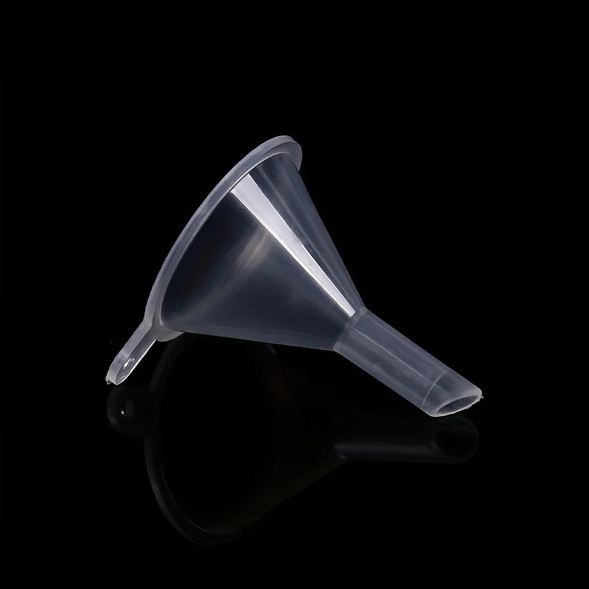 10 Precision Mini Funnels for Lab Bottles, Essential Oils, Perfumes, Flavours, Sand Painting and Powders