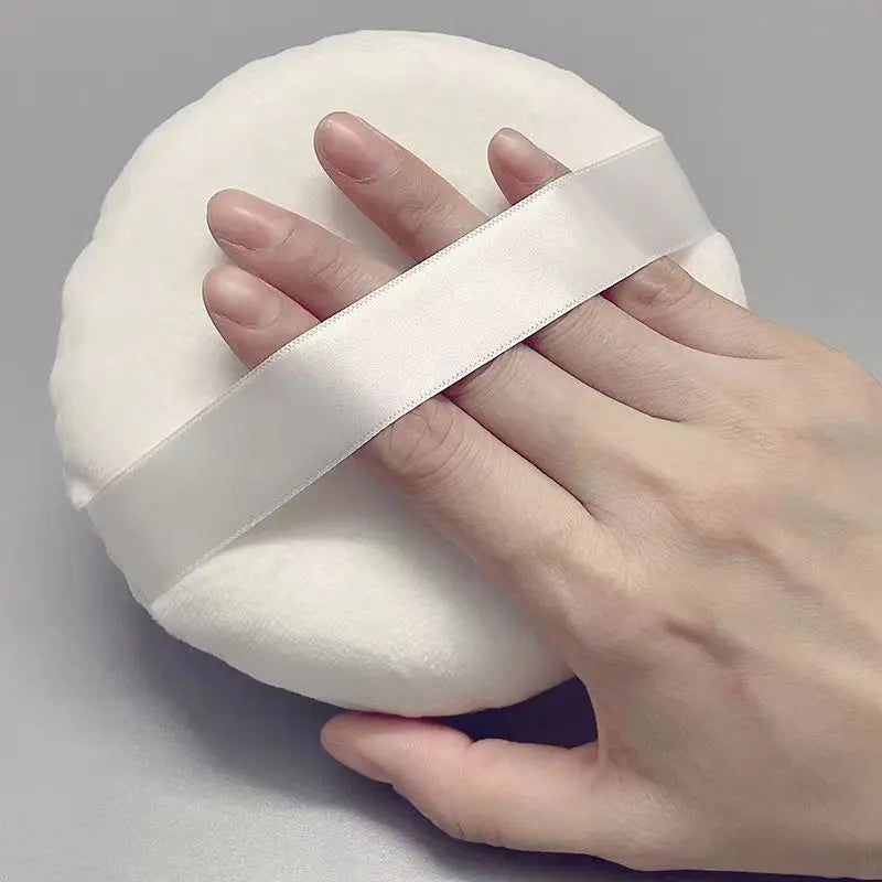 Extra Large Jumbo Size Body Power Puff Applicator For Loose Mineral Makeup Sponges Puffs Natural Smooth Cosmetic Puffs