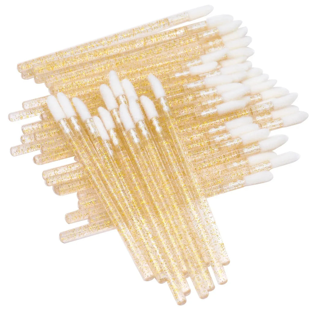 100Pcs Disposable Lip Brush Eyelash Extension Makeup Brushes Lash Extension Mascara Applicator Lipstick Wands Cosmetic Tools