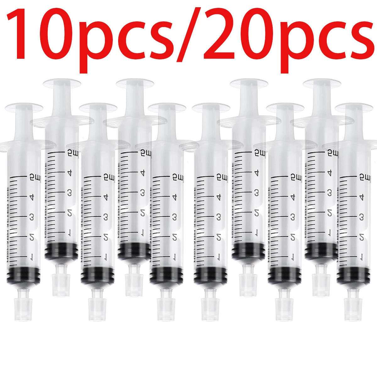 10/20pcs 5ml syringe plastic perfume dispenser tool refills cosmetics for quantitative distribution of refillable bottles QIWU