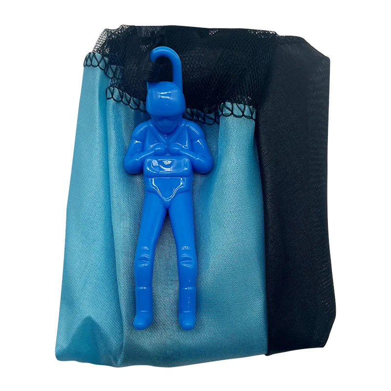 1pcs Hand Throwing Parachute Outdoor Funny Toys Game Play Toys for Fly Parachute Sport with Mini Soldier Toys
