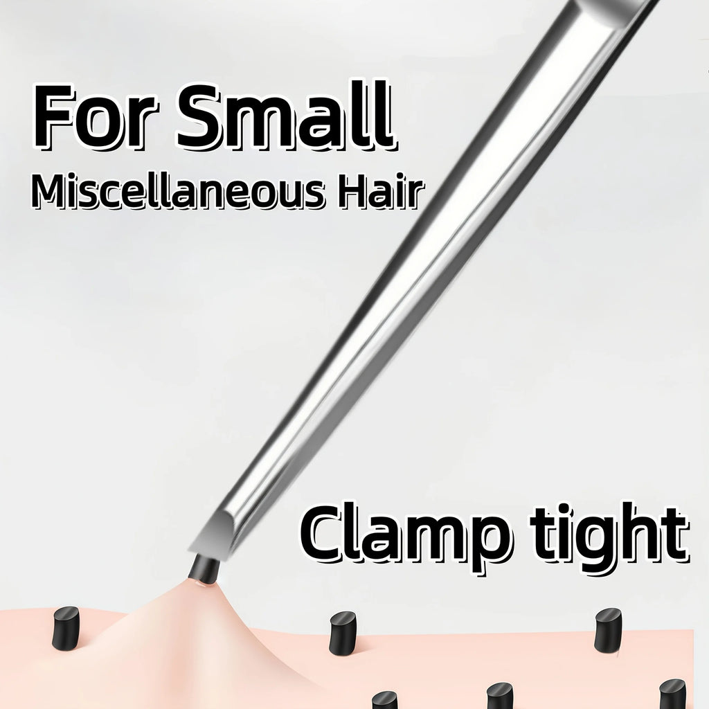 Stainless Steel Tweezers Tool Suitable for Eyebrow Eyelash Application Beard & Mustache Trimming False Eyebrow Applicator Gifts