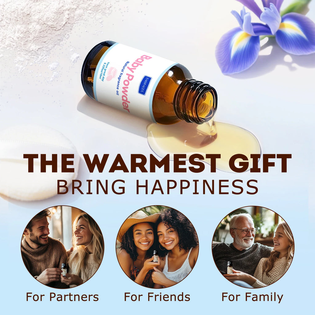 10ml Baby Powder Essential Oil Long Lasting Fragrance Oil Warm Sweet Scent Oil Gift For Friends