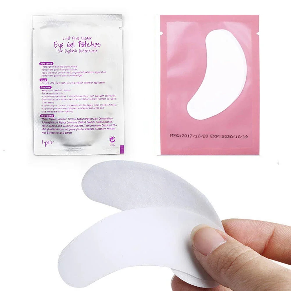 50pairs eye patches eyelash extension under eyelashes fake lashes stickers lash extension supplies patches for building eyelid