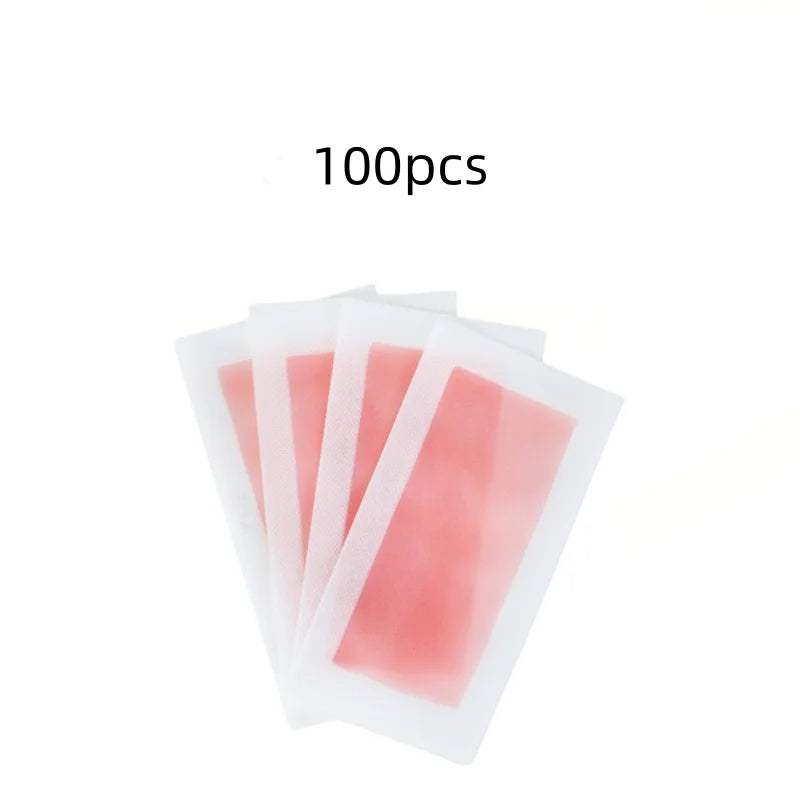 10/20/100 Pcs Depilatory Wax Strips Hair Removal Wax Paper Cold Wax Strips Paper For Face Neck Arm Leg Body Beauty Tools
