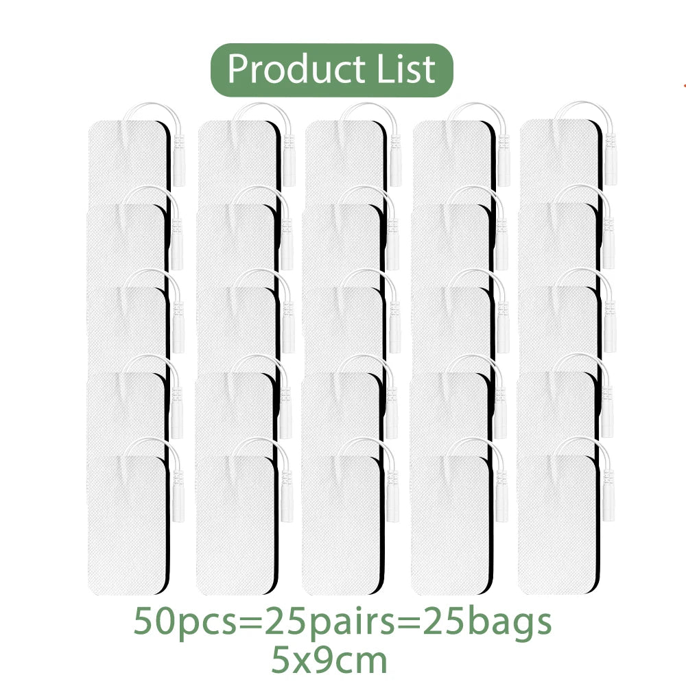 10/20/50Pcs Tens Electrode Pads Gel Self-adhesive Patches For Acupuncture Massager Slimming Pulse EMS Muscle Stimulator Sticker