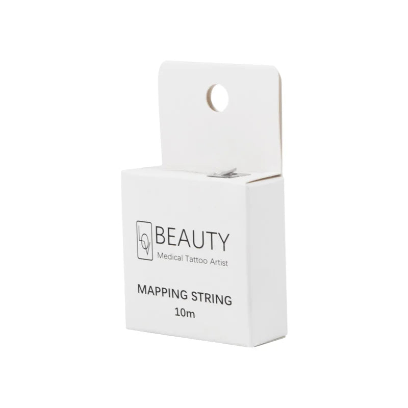 Microblading 10m Pre-ink Mapping String for Eyebow Dyeing Liner Thread Semi Permanent Positioning Eyebrow Measuring Makeup Tool