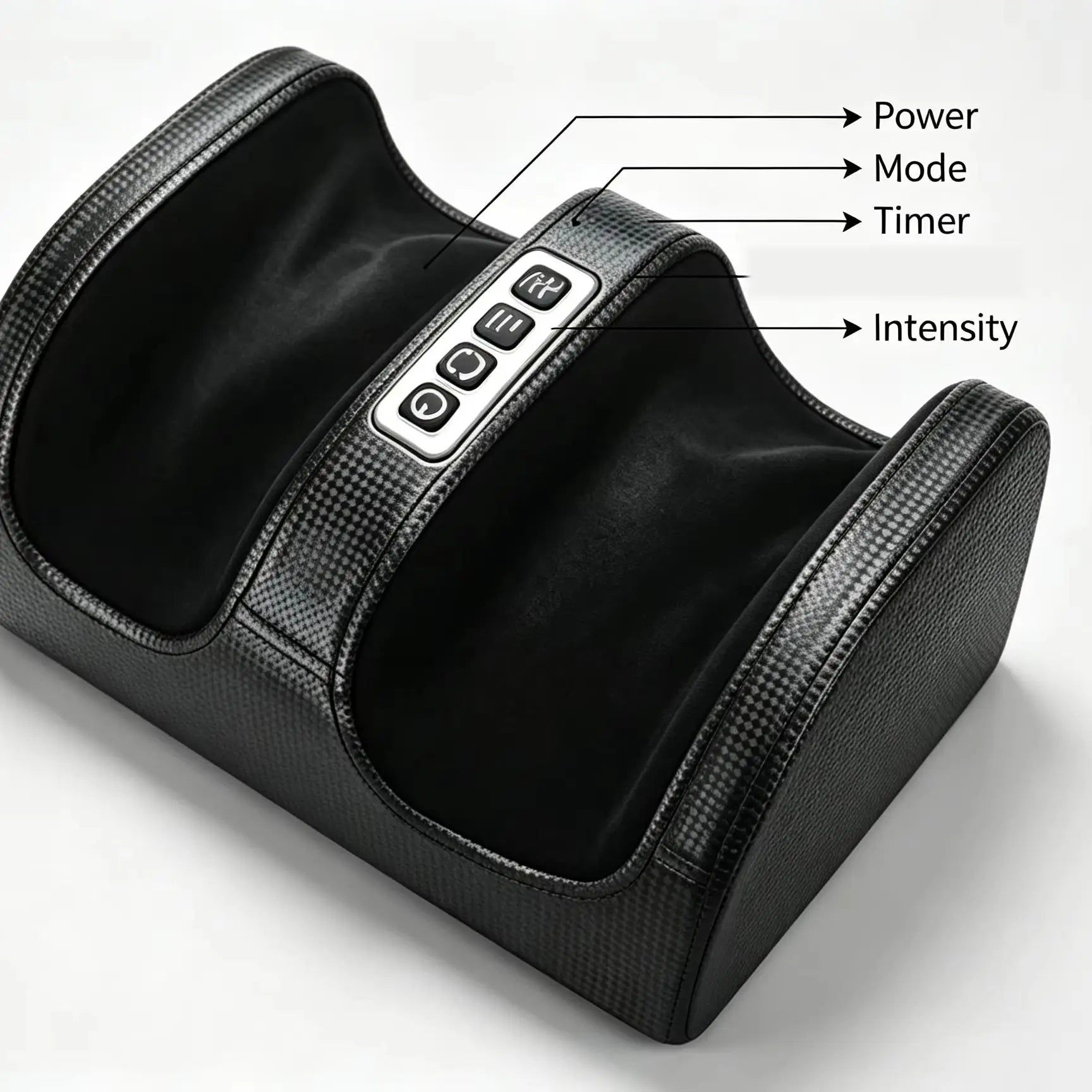 Electric Foot Massager Shiatsu Kneading Deep Tissue Relax Heated Roller Calf Pain Relief Fatigue Muscles Vibrator Machine Health