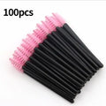 100pcs Disposable Eyelash Brushes Spoolies Micro Lash Mascara Wands Combs Wholesale for Eyelash Extension Makeup  Cosmetic Tools