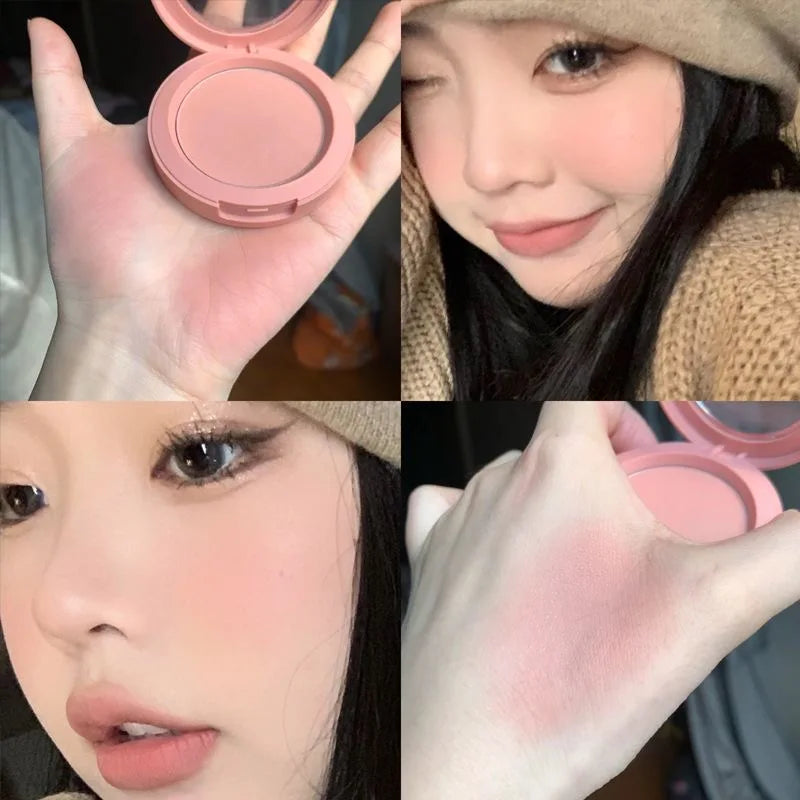 HERORANGE Creamy Blush Soft Matte Natural Color Long Lasting Daily Cheek Makeup For Women