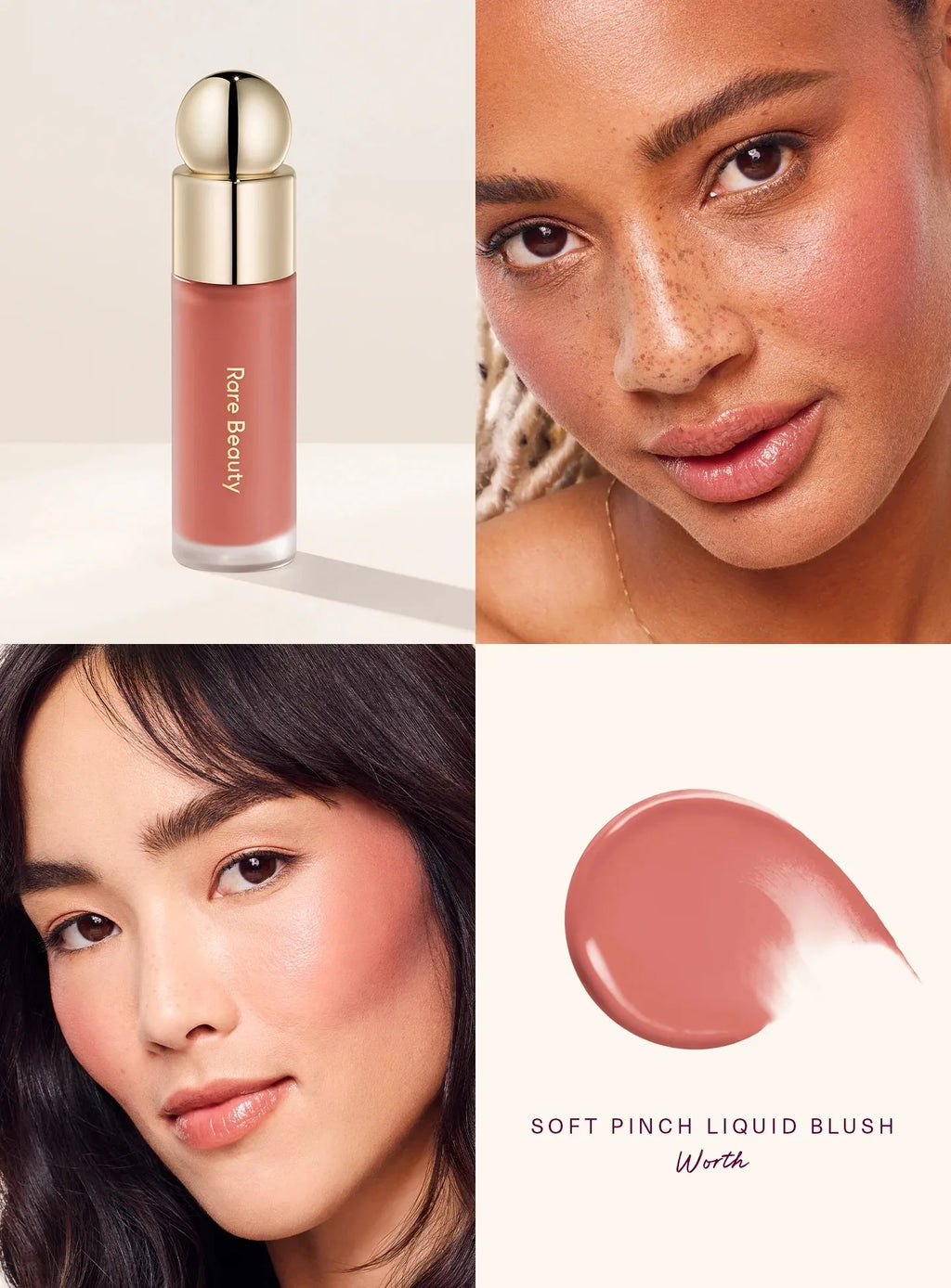 Rare Beauty Soft Pinch Liquid Blush Silky and Glide On Smooth Long Lasting Plump Pinch-perfect Flush Seamless Matte Dewy Makeup
