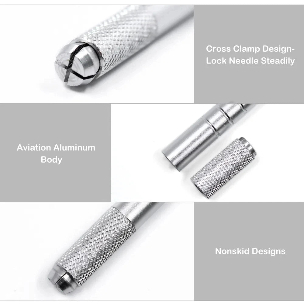 1pcs Manual Tattoo Pen Permanent Makeup Machine Microblading Pen for Lip Tattoo and Eyebrow Tattoo Tebori Pen for Tattoo Artist