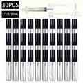 30pcs+4 accessories 2/3/5/10ML glass spray bottle-contains 30 spray bottles, 1 funnel, 1 dispensing artifact, 1 straw, 1 syringe