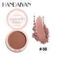 8 Color Matte Face Pressed Powder 24 Hours Oil Control Natural Setting Powder Foundation Full Coverage Waterproof Lasting Makeup