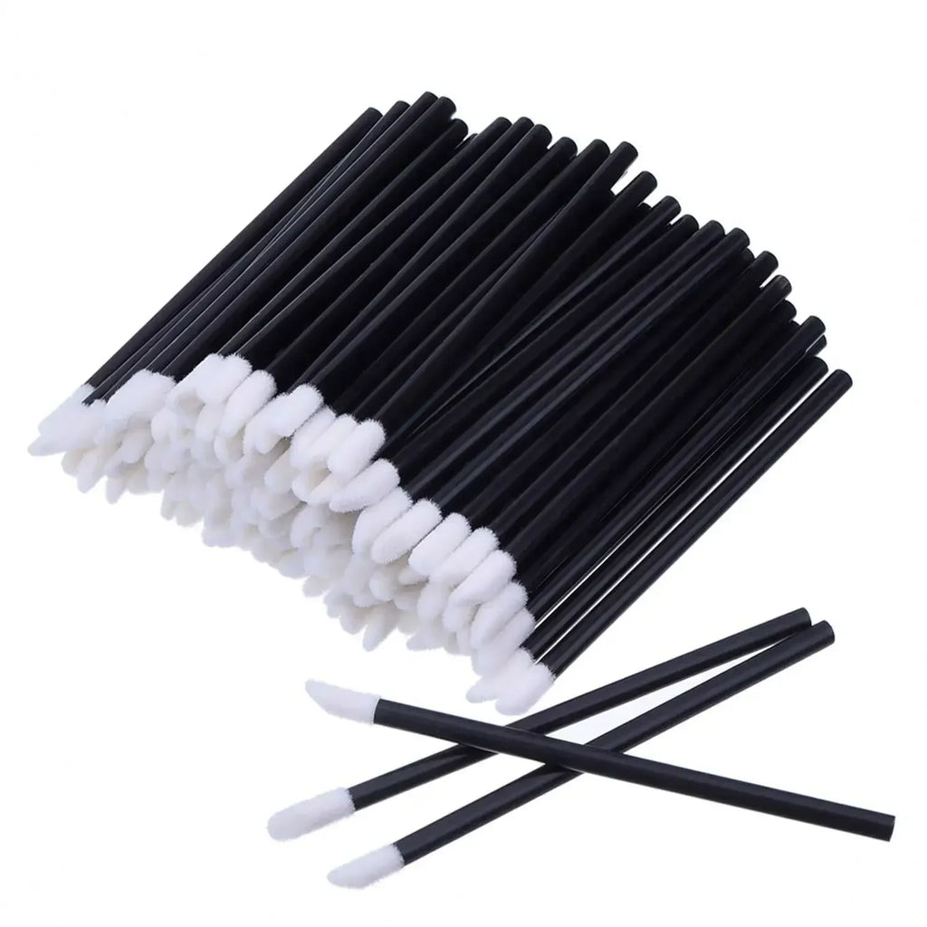 50/100PCS Wholesale Lipstick Gloss Wands  Perfect Best Make Up Applicator Hotting makeup  Disposable Lip Brush Women Accessories