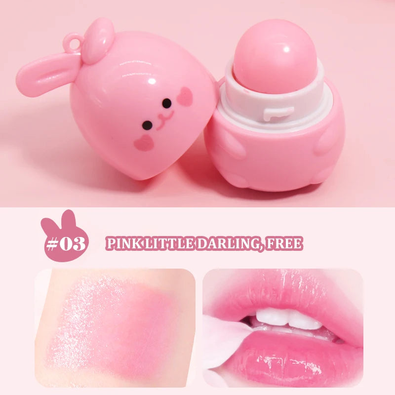 Goody Bunny Color-Changing Lip Balm Moisturizing Repairing Waterproof Lipstick Anti-Dry Cracking Temperature Change Color Lipstick