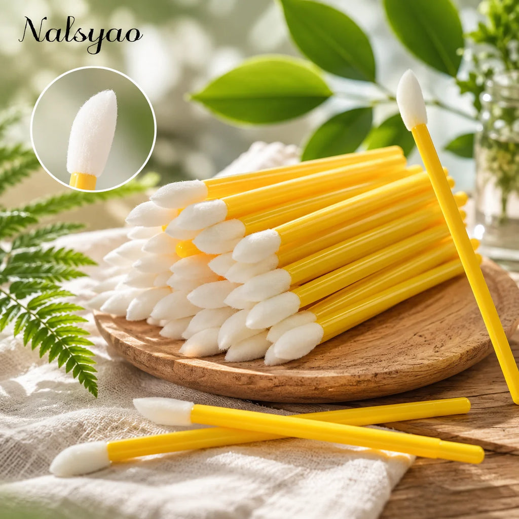 500/1000PCS Lip Wands Applicators Disposable Lip Brush Lipstick Brush Lip Gloss Applicator Wands Makeup Applicator Beauty Tools