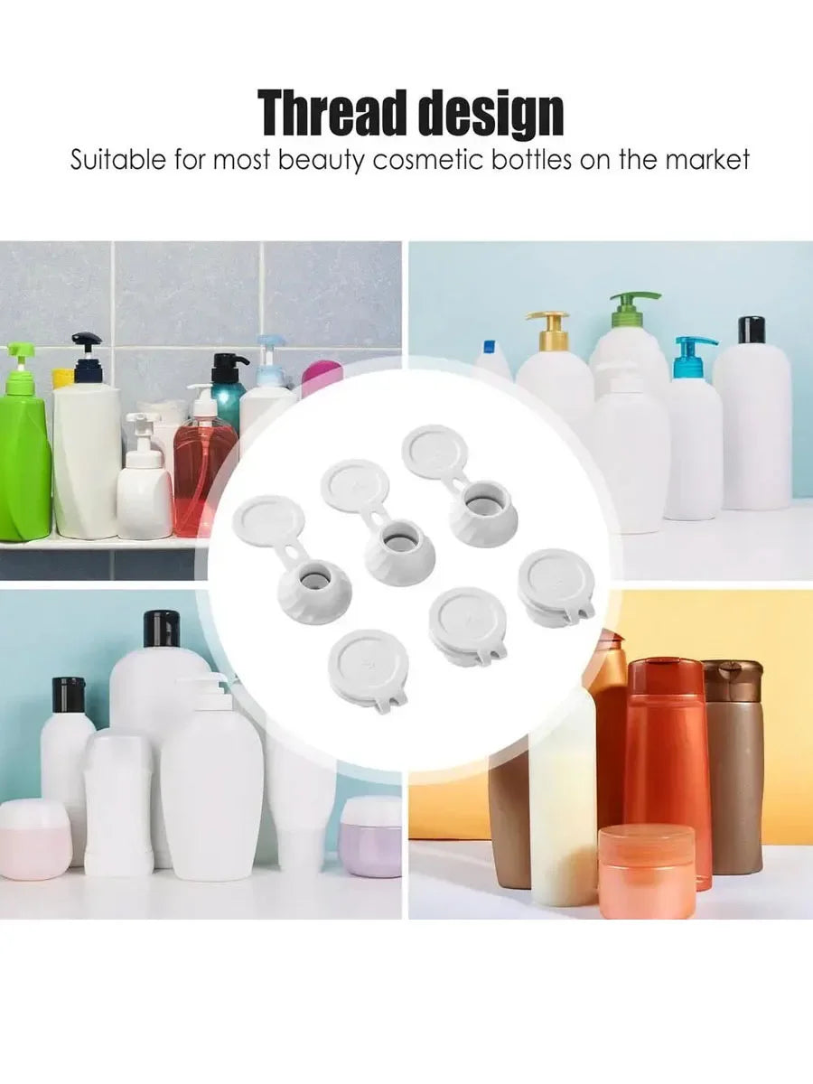 Bottle Emptying Caps, 3/6pcs Adapters Transfer Connector, 3 Sizes Inverted Caps Flipping Bottle, Inverted bottle cap Get Every D