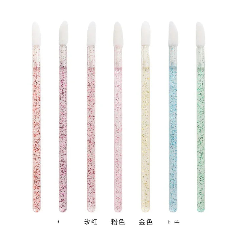 500PCS Disposable Lip Wands Lip Brush Applicators - For Lipstick Gloss - Professional Makeup Tools Wholesale Kit  makeup brushes