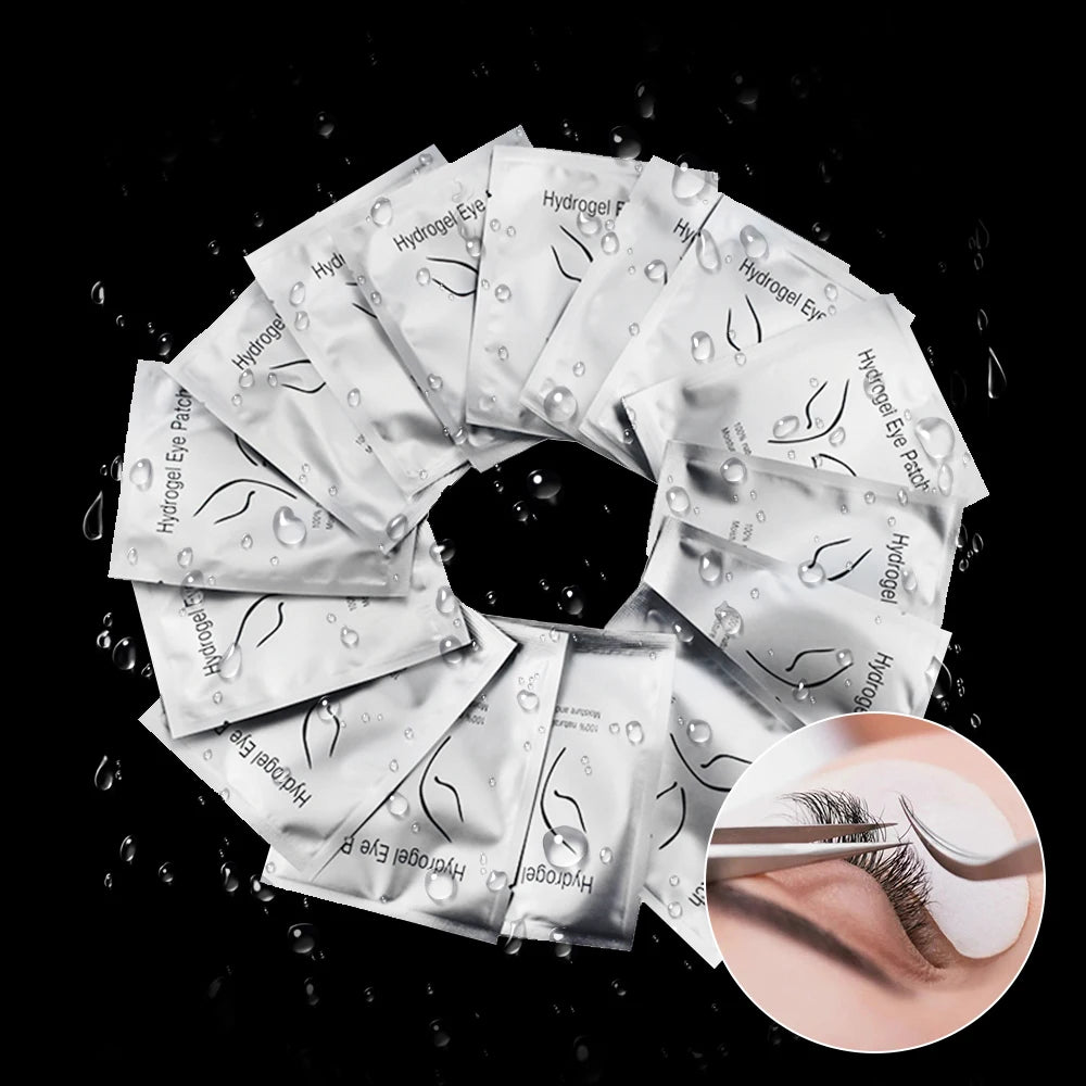 20/50/100pcs Eye Patches Eyelash Extension Under Eye Pads Makeup Eyelash Patches Tip Stickers Pads For Eyelash Extension Makeup