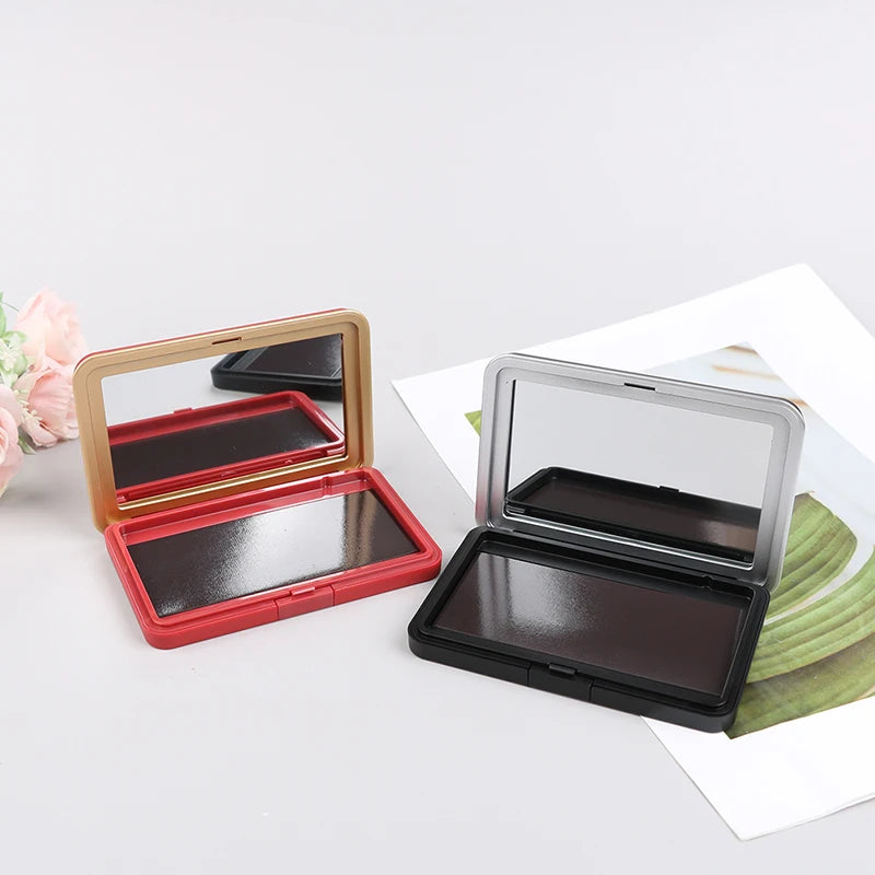 1pcs Matte Empty Magnetic Cosmetics Palette Eyeshadow Blusher DIY Makeup Box Glitter Makeup Dispensing Box