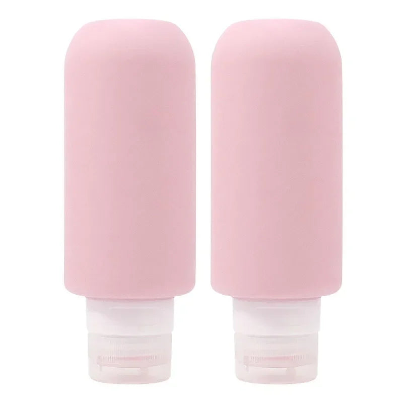 200ml Silicone Bottle Refillable Bottle Lotion Shower Gel Shampoo Container Empty Bottle Portable Travel Accessories Wholesale