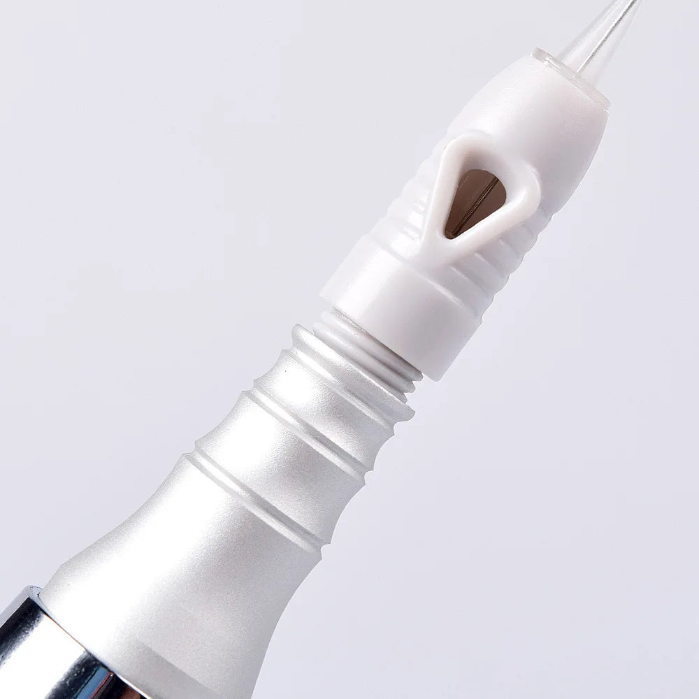 10/50/100pcs Microblading Cartridge for Charmant Liberty Permanent Makeup Eyebrow Lips Eyeliner Pen Grey Tattoo Machine Needle