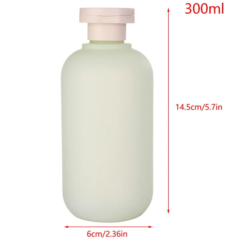 Green Grey Refillable Bottle Filp Lid Empty Plastic Hand Sanitizer Shampoo Lotion Bottles Cosmetic Cream Jars Travel Essentials