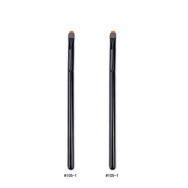 Karsyngirl 1/2/3Pcs Professional Eye Makeup Brush Flat Eyeliner Brush Eyebrow Application Lip Makeup Brush Eye Patch Makeup Tool